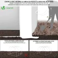 VOUNOT® Gewächshaus Foliengewächshaus, Seitenwände Aufrollbar Winterfest, Tomatenhaus Folientunnel, 3x2x2m 6m², Weiß - Thumbnail 7