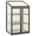 INLIFE Gewächshaus 60x45x100 cm Tannenholz-4849 - Thumbnail 1
