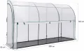 IDMarket - Wandgebautes Wintergewächshaus 300 x 80 x 160 cm mit doppelter Öffnung für Balkon und Terrasse - Thumbnail 6
