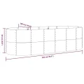 vidaXL Hochbeet, Wetterfestes Hochbeet für Garten Balkon Terrasse, Kräuterhochbeet zum Selber Bauen, Pflanzkasten aus Metall, Verzinkter Stahl Grün - Thumbnail 3