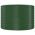 vidaXL Hochbeet, Wetterfestes Hochbeet für Garten Balkon Terrasse, Kräuterhochbeet zum Selber Bauen, Pflanzkasten aus Metall, Verzinkter Stahl Grün - Thumbnail 6
