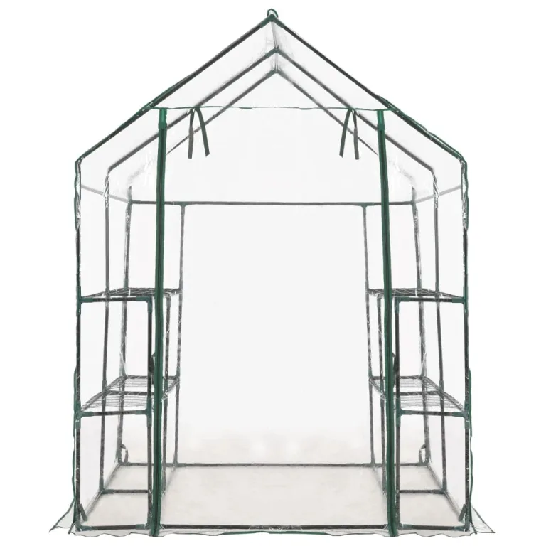 INLIFE Gewächshaus mit 8 Regalen 143 x 143 x 195 cm – Bild 3