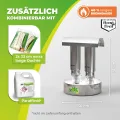 Bio Green Paraffin-Gewächshaus-Heizung WARMAX Power 5 aus Edelstahl | max. 600 Watt | für Gewächshäuser bis 5 m² | max. 3,5 Tage Brenndauer/Füllung - Thumbnail 2
