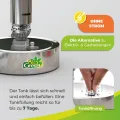 Bio Green Paraffin-Gewächshaus-Heizung WARMAX Power 5 aus Edelstahl | max. 300 Watt | für Gewächshäuser bis 4 m² | max. 7 Tage Brenndauer/Füllung - Thumbnail 5