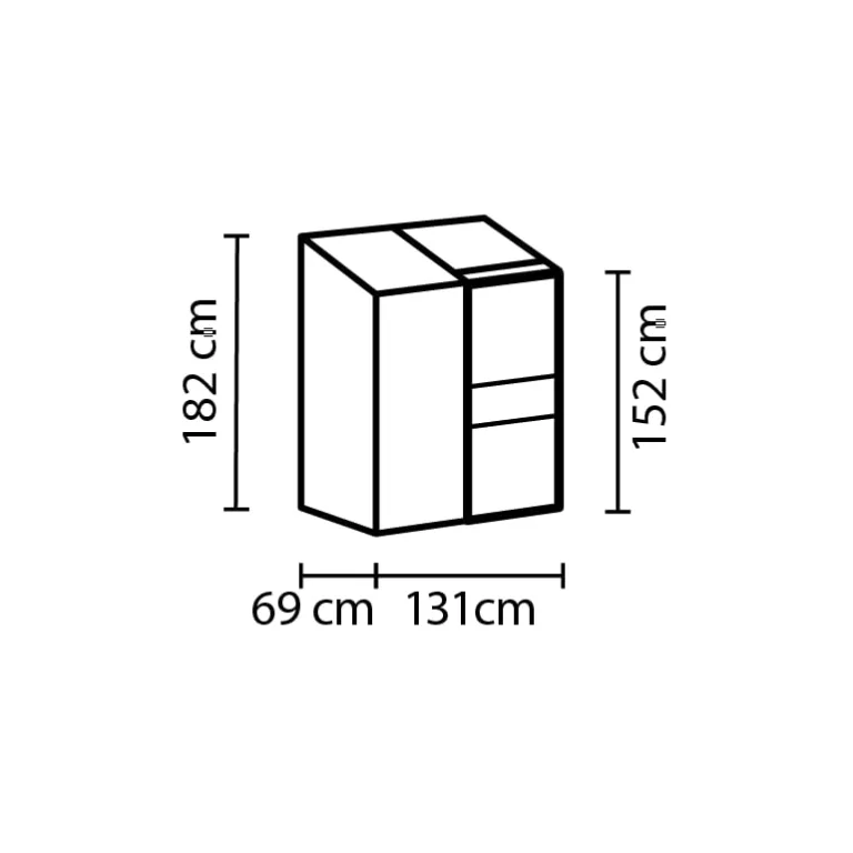 Gewächshaus Vitavia Ida 900 aus grünem Aluminium und Wabenpolykarbonat 4 mm, 69 x 131 x H 182 cm, Made in Germany – Bild 3