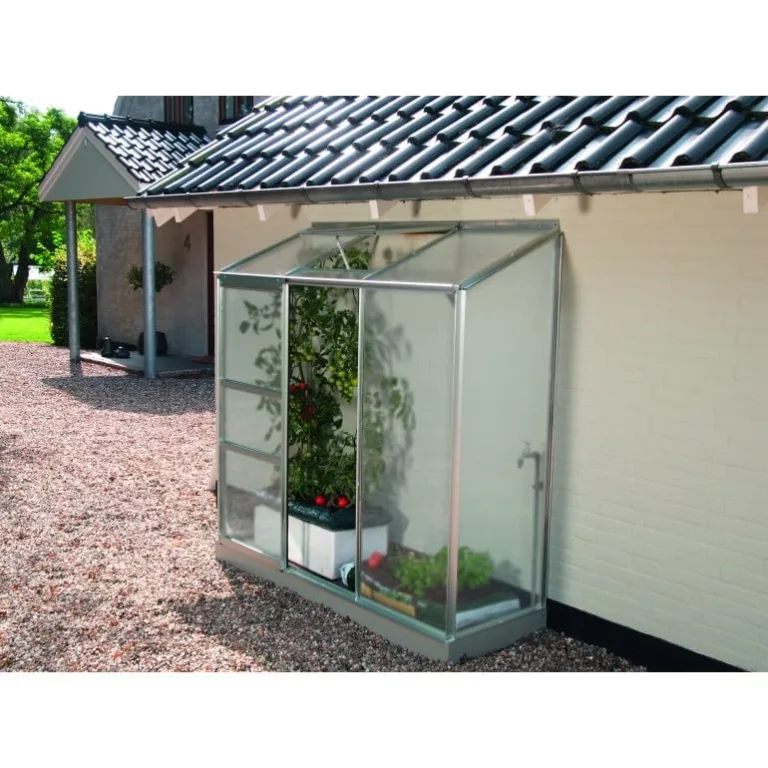 Gewächshaus Vitavia Ida 1300 aus eloxiertem Aluminium und Polycarbonat 4 mm, 69 x 193 H 182 cm Made in Germany – Bild 2