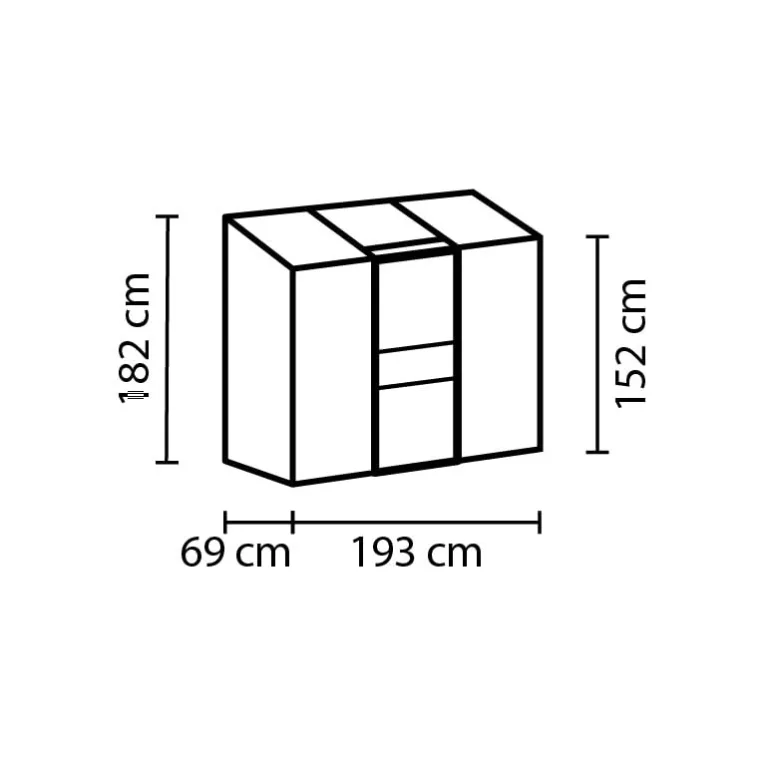 Gewächshaus Vitavia Ida 1300 aus eloxiertem Aluminium und Polycarbonat 4 mm, 69 x 193 H 182 cm Made in Germany – Bild 4