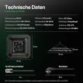 VIVOSUN AeroLight A150SE, LED Grow Lampe 150W mit Integriertem Zirkulationsventilator, Pflanzenlampe Kompatibel mit App, Verwendbar mit GrowHub Controller E42A/E25 für 120x60cm, 90x90cm Growzelt - Thumbnail 6