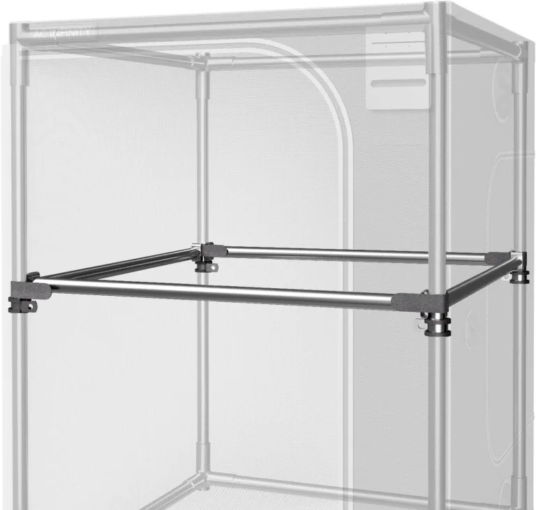 AC Infinity Schwerlast-Grow-Zelt-Montagestangen 60x60 cm, High Airflow CFM Kit Verhindert Einziehen der Wände, Trellis- und Zusatzbeleuchtungs-Montage für alle 60x60 cm Indoor-Grow-Zelte – Bild 8