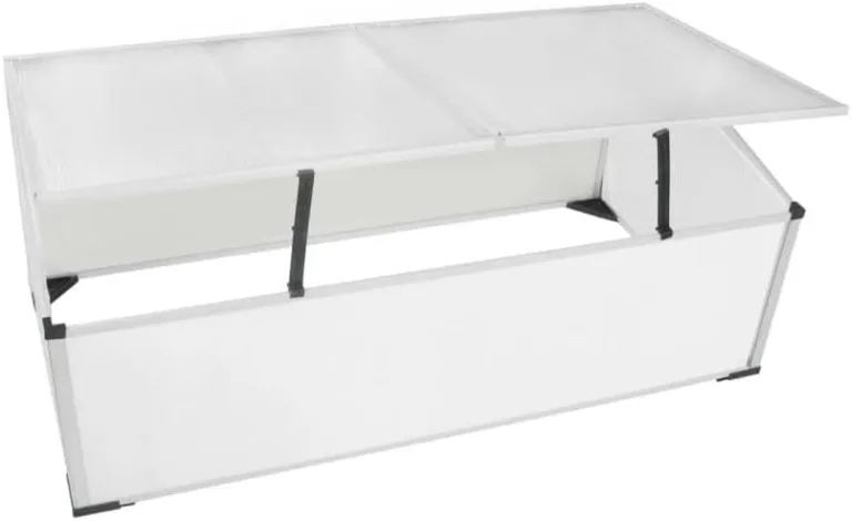 110x41x55 cm GewäChshaus Klein Frühbeet ohne Boden mit 2 Deckeln Frostschutz Pflanzen Winterschutz FrostwäChter GewäChshaus Tomaten GewäChshaus Winterfest GeräTehaus Balkone,Terrassen – Bild 4