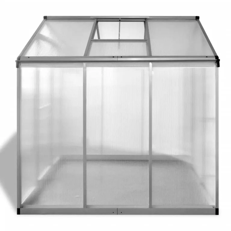 3,46 m² Gewächshaus Verstärktes Aluminium 190x182x195 cm Frostschutz Pflanzen Winterschutz GewäChshaus Klein FrostwäChter GewäChshaus Winterfest GeräTehaus Tomatenhaus Nicht Fundament – Bild 3
