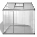 3,46 m² Gewächshaus Verstärktes Aluminium 190x182x195 cm Frostschutz Pflanzen Winterschutz GewäChshaus Klein FrostwäChter GewäChshaus Winterfest GeräTehaus Tomatenhaus Nicht Fundament - Thumbnail 3