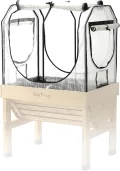 VegTrug® Gewächshausaufsatz Classic - Hochbeet Abdeckung mit Micro-Net-Funktion & PE-Folie - Frühbeet Aufsatz für Pflanzkasten - 99,5x72x90 cm - Thumbnail 2