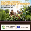Ondis24 Garten Hochbeet Blumenkübel Victoria für Balkon, Pflanzkasten mit Gewächshaus, Volumen 50 L, Wasserspeicher, Tröpfchenbewässerung, abnehmbare Füße, Outdoor geeignet (Braun) - Thumbnail 7