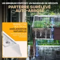 Ondis24 Garten Hochbeet Blumenkübel Victoria für Balkon, Pflanzkasten mit Gewächshaus, Volumen 50 L, Wasserspeicher, Tröpfchenbewässerung, abnehmbare Füße, Outdoor geeignet (Braun) - Thumbnail 3