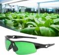Asixxsix Grow Room Gläser, Tragbare Indoor Hydroponics LED Grow Light Gläser, UVA UVB Blocking Grow Room Sicherheit Schutzbrille mit Aufbewahrungsbox für Grow Room Plant House Gewächshaus (Grün) - Thumbnail 3