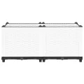 vidaXL Hochbeet, Hochbeet für Garten Balkon Terrasse, Gemüsebeet Pflanzkasten zum Selber Bauen, Blumenbeet Blumenkasten Rattan-Optik, Polypropylen - Thumbnail 6
