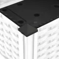 vidaXL Hochbeet, Hochbeet für Garten Balkon Terrasse, Gemüsebeet Pflanzkasten zum Selber Bauen, Blumenbeet Blumenkasten Rattan-Optik, Polypropylen - Thumbnail 4