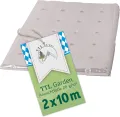 TTL Garden 10x2m PE Frühbeetfolie gelocht 20g/m² - transparente Gartenfolie für Folientunnel Anzuchtfolie Frühbeet & Hochbeet Wachstumsfolie Wärme Schutz vor Regen, Wind Frost - Thumbnail 1