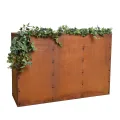 ESTEXO Hochbeet Pflanzkasten Edelrost Blumenkasten Pflanzbeet Blumenbeet Beet Stahl Pflanzkübel Blumenkübel Gartenbeet 120x40x80 cm - Thumbnail 8