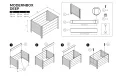 Upyard Holz Hochbeet für Garten, Terrasse und Balkon - Blumenkasten mit Innenvlies und wasserdichter Kunststoffeinlage - Pflanzkasten für Innen- und Außenbereich, 78x52x48, Braun - Thumbnail 5