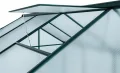 Outgarden Gewächshaus Royal | Hohlkammerplatte 4 mm | 4,4 m² | Aluminium eloxiert | B x T x H: 182 x 243 x 188,3 cm | Mit Dachfenster und Flügeltür | Inkl. Fundament - Thumbnail 7