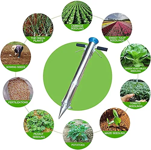Pflanzmaschine, GemüSepflanzmaschine, Sämling-Pflanzmaschine, Garten Gewächshaus Umpflanzwerkzeug, Pro Grüne Zwiebel Rettich Rüben Mais Bohnen Salat – Bild 9
