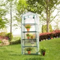 Aewächshaus Abdeckung, Ohne Regal, Aufrollbare Tür Treibhaus Anzuchthaus Gartenhaus, Frühbeet Tomatenhaus Gemüse Gewächshaus, PVC Abdeckung Transparent für Garten Balkon, Foliengewächshaus Gewächshaus - Thumbnail 6