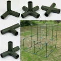 Feegow 8 x Gewächshaus-Verbindung, 19 mm, robuster Rohrrahmen, Markisenhalterung, Kunststoff, Grün - Thumbnail 3