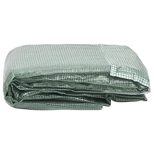 vidaXL Gewächshaus-Ersatzabdeckung (9 m²) 200x450x200 cm Grün – Bild 7