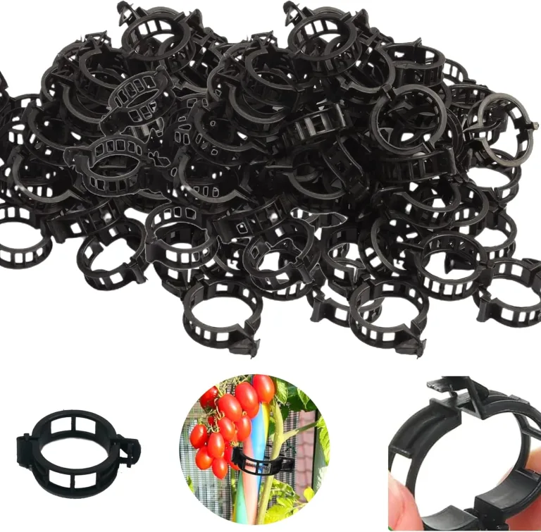 250 Stück Pflanzenclips,Tomatenclips Verbinden,Kunststoff Tomatenclips,Pflanzenklammern,Ranken Clips,Pflanzen Sicherung,Tomatenclips Verbinden Pfeffer Gurke Reben Ideal,für Pflanzen Sicherung – Bild 9