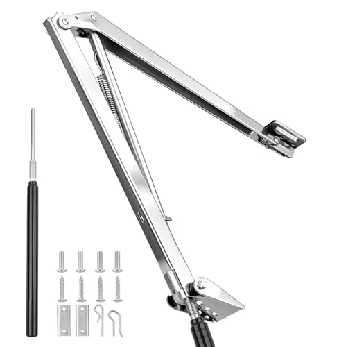 Automatischer Fensteröffner für Gewächshaus Automatisches Öffnen und Schließen Temperaturgesteuert 7kg Hubkraft 45cm Öffnungshöhe (2PCS) – Bild 10