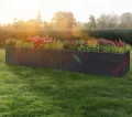 Zelsius Hochbeet für Garten, Terrasse oder Balkon Anthrazit RAL 7016 | 200 x 100 x 77 cm | Gemüsebeet, Blumenbeet, Pflanzbeet, Pflanzkasten, Blumenkasten, Gartenbeet - Thumbnail 2