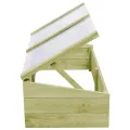 Gewächshaus, Wintergarten Bausatz, Tomatenhaus, Treibhaus, Garten, Greenhouse, Gartengewächshäuser, Anlehngewächshaus, Imprägniertes Kiefernholz 100 x 50 x 35 cm - Thumbnail 5