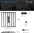 AC Infinity IONFRAME EVO8 LED Grow Light 730 W für 150 x 150 cm Grow Zelte, mit 2688 Samsung LM301H EVO LEDs und Vollspektrum-Licht für Indoor-Grow & Gewächshaus - Thumbnail 14