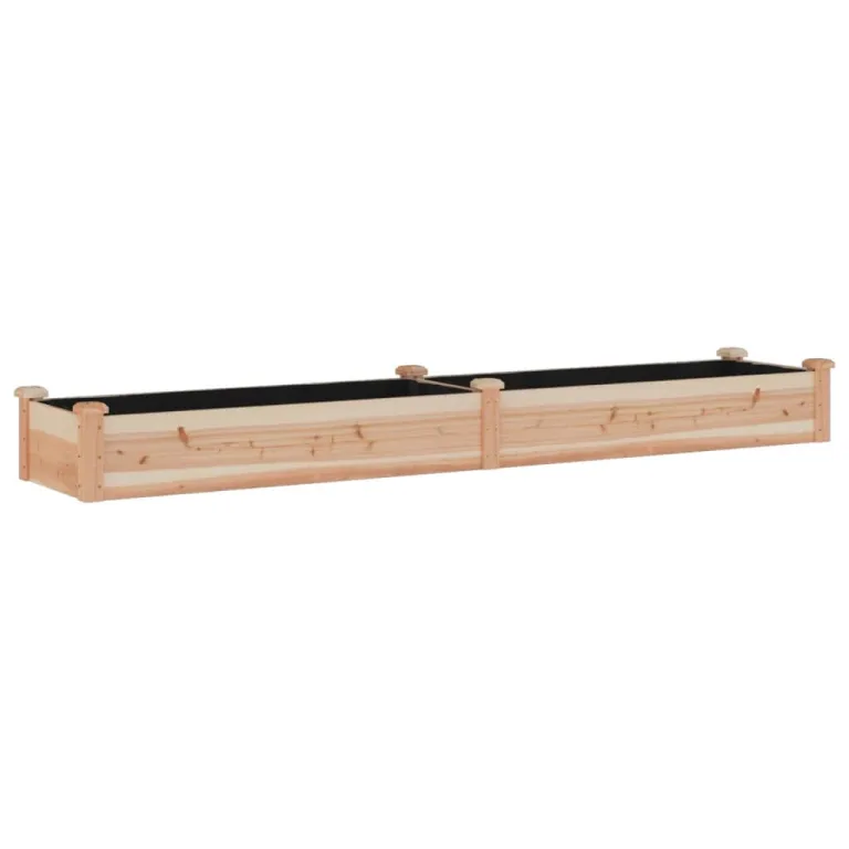 vidaXL Hochbeet mit Einsatz 120x45x25 cm Massivholz Tanne – Bild 10