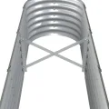 vidaXL Hochbeet Verzinkter Stahl 260x40x36 cm Grau - Thumbnail 4