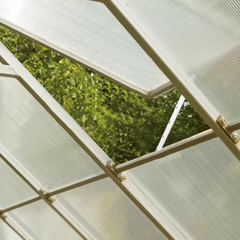 Fensterhalter Gewächshäuser, Ersatz Gewächshaus Fensteröffner Aluminium Manueller Fensterstütz Dachfensteröffner Mechanische Garten Gewächshausfenster Werkzeuge Verstellbare Öffnungsbreite – Bild 3