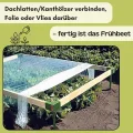 Eckverbindungen 4 Stück für Frühbeet Holzverbinder Beetecken Frühbeet Eckverbinder für Holzlatten Beet Eckpfeiler Beetumrandung Verbindungsstücke Halter - Thumbnail 6