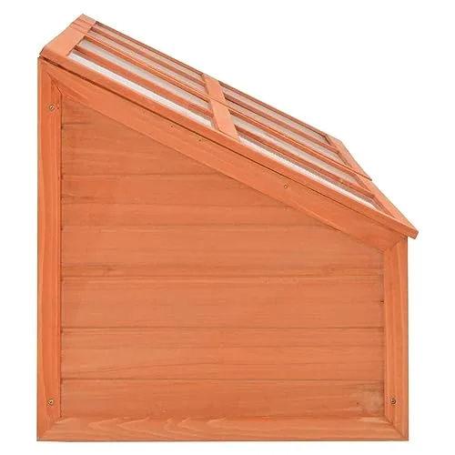 Homgoday Gewächshaus aus Holz 180 x 57 x 62 cm, Gewächshaus für den Garten, Gewächshaus für Gemüse, Gewächshaus für Pflanzen – Bild 10