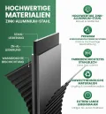 UDPATIO Hochbeet aus Metall,180x60x90 cm, Zink-Aluminium Freistehendes Hochbeete für Garten und Balkon, 970 L Pflanzkasten für Garten, zum Anbau von Gemüse, Blumen und Obst, Grauschwarz - Thumbnail 3