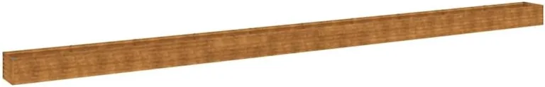 vidaXL Hochbeet, Wetterfest Pflanzkasten mit viel Platz, Pflanzkübel Blumenkasten für Balkon Garten, Blumenkübel Gemüsebeet, 960x50x36 cm Cortenstahl – Bild 2