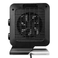 TROTEC Keramik Heizlüfter TFC 13 E – Heizleistung 700 W / 1400 W – Elektroheizung mit Thermostat, Raumgröße 20 m² bis 50 m³, schwarz - Thumbnail 6
