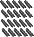 20 Stück 19 mm Kunststoff-Klemmen für Gewächshaus und Gartengebäude, feste Steckklemmen für Pflanzen - Thumbnail 1
