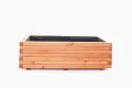 Mega Holz Pflanzkübel Pinie Lasiert 100x40 cm - Massiv & wetterfest - Fertig montierter Blumenkübel aus Kiefernholz - Rustikaler Blumentopf für Garten, Balkon & Terrasse, witterungsbeständig & robust - Thumbnail 9