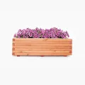 Pflanzkübel Pinie Lasiert 120x40 cm - Massiv & wetterfest - Fertig montierter Blumenkübel aus Kiefernholz - Rustikaler Blumentopf für Garten, Balkon & Terrasse, witterungsbeständig & robust - Thumbnail 6