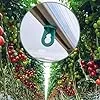 com-four® 100x Gewächshausclips - Aufhängevorrichtungen für Gewächshaus und Wintergarten - Ösen für Gewächshausschienen - Rankhilfeclips stake Clips mit hoher Tragkraft (100 Clips - grün) – Bild 2
