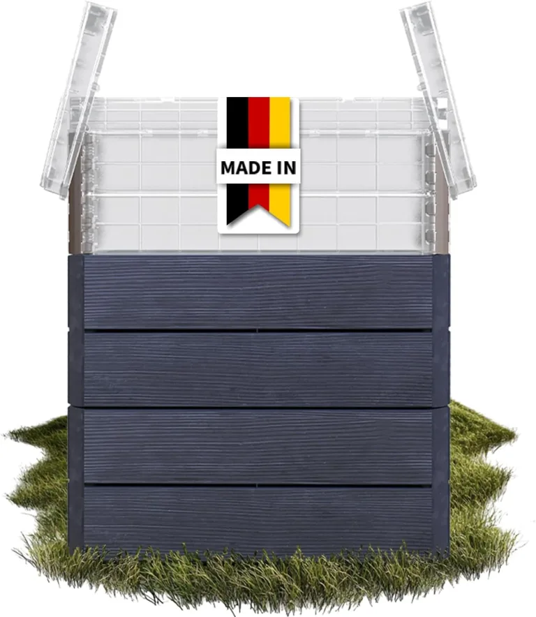 Garantia Ergo Quadro TurboPlus M 85 Hochbeet Wood - Blumentopf, Hochbeete für Garten, Pflanzkübel Groß Außen, Blumenkasten, Blumentopf Hoch, Blumenkübel, Frühbeet – Bild 1