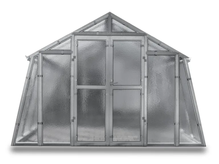 Gewächshaus Landhaus aus feuerverzinkten Stahlblechprofilen und Nörpelglas, Breite 3,03 m x Länge 4,52 m = 13,70 m² – Bild 7