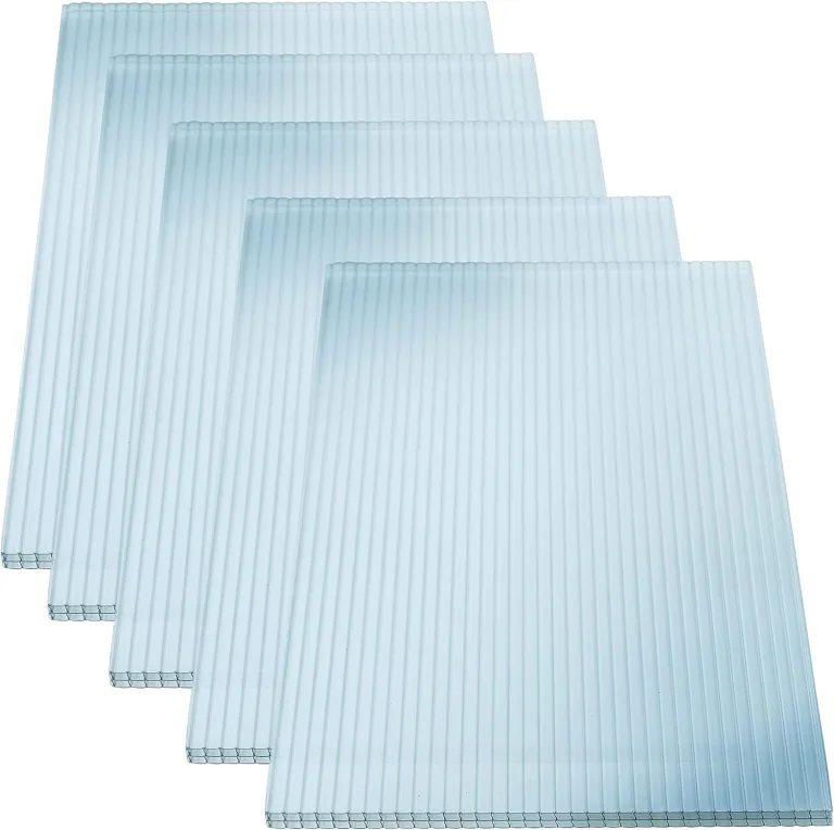 KAISER plastic® 4x Doppelstegplatten Polycarbonat 16/20-98 x 300 cm (11,76 m²) - Klar & UV-beständig - Hohlkammerplatten Xtra Strong - Stegplatten für Dach, Gewächshaus, Carport – Bild 8